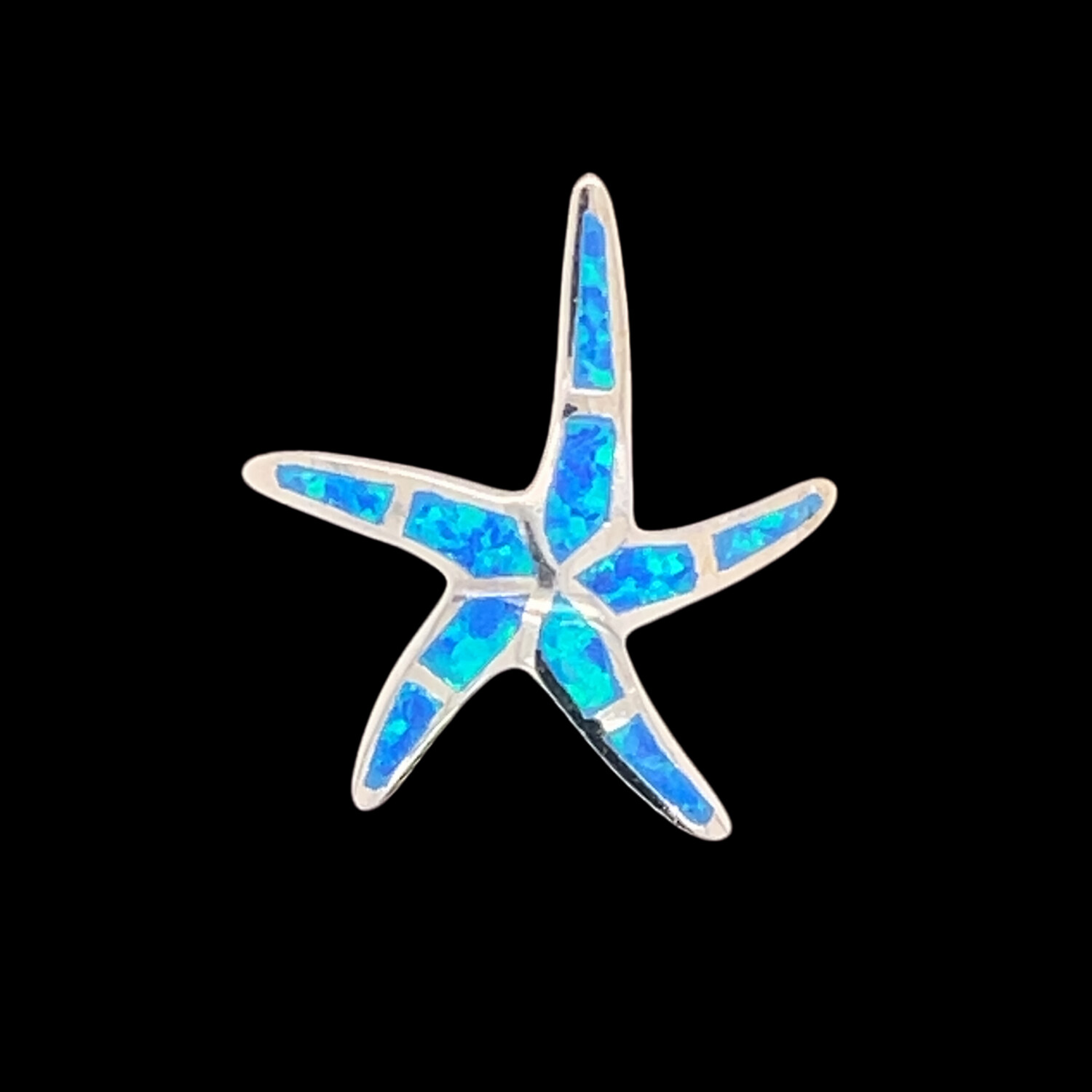 Opal Starfish Pendant