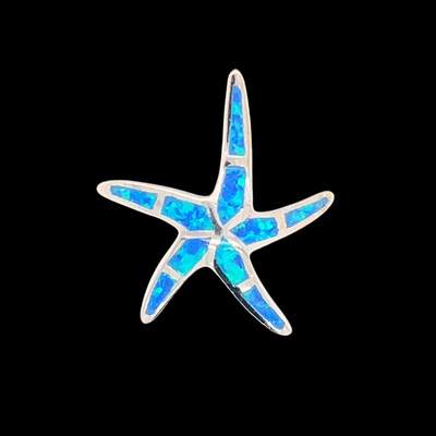 Opal Starfish Pendant