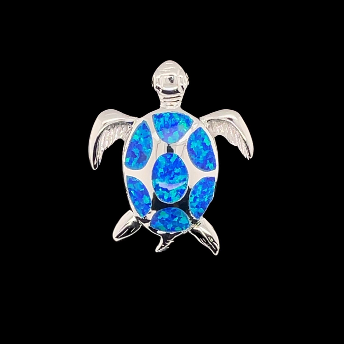 Opal Turtle Pendant