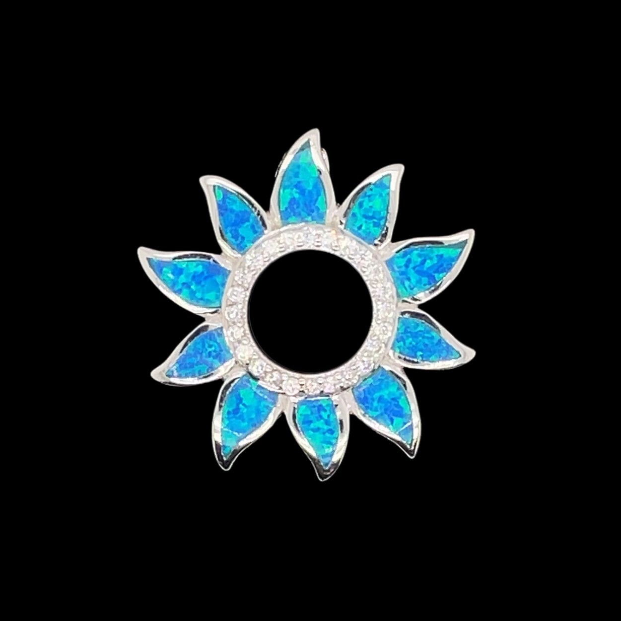Opal Sun Pendant