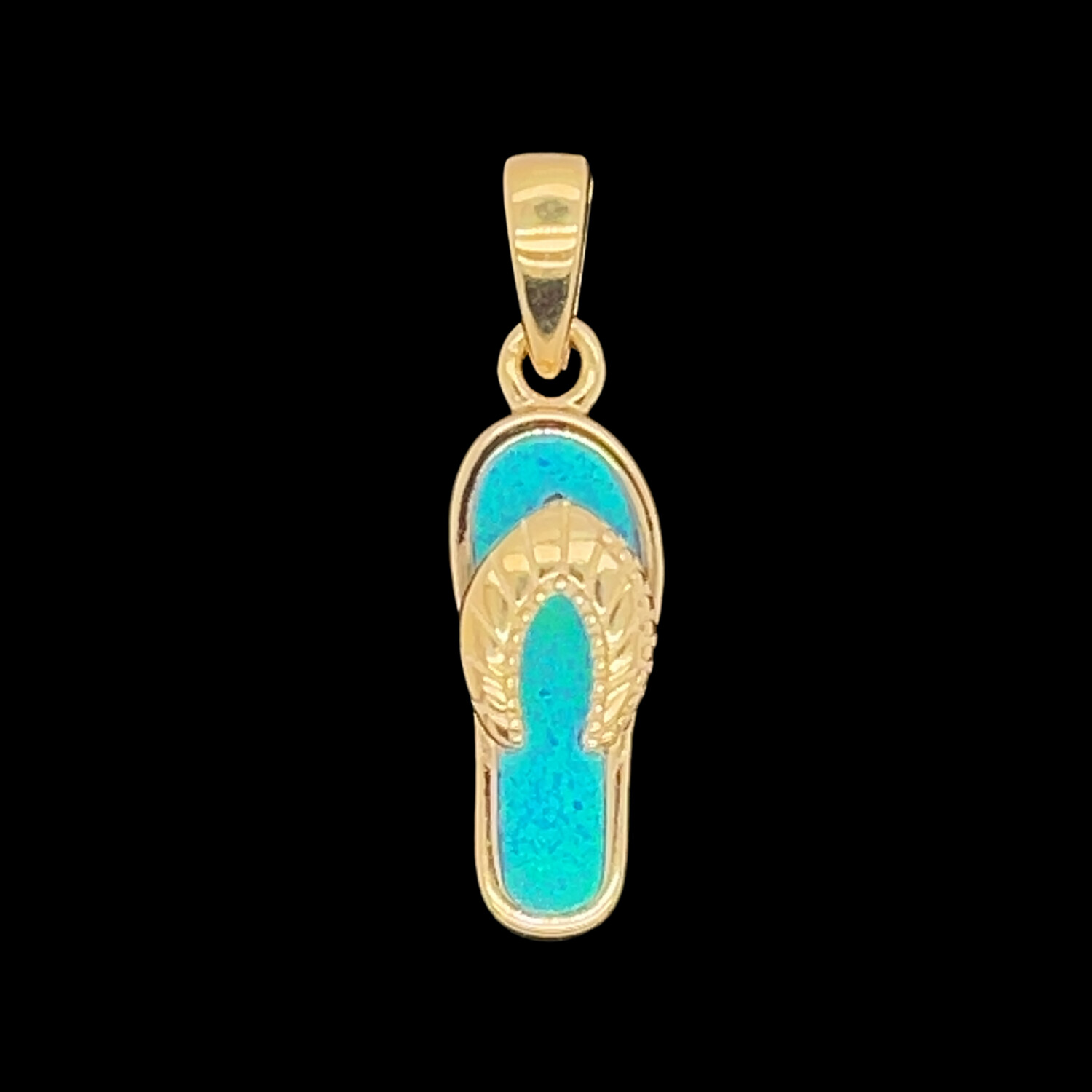 Opal Flip Flop Pendant