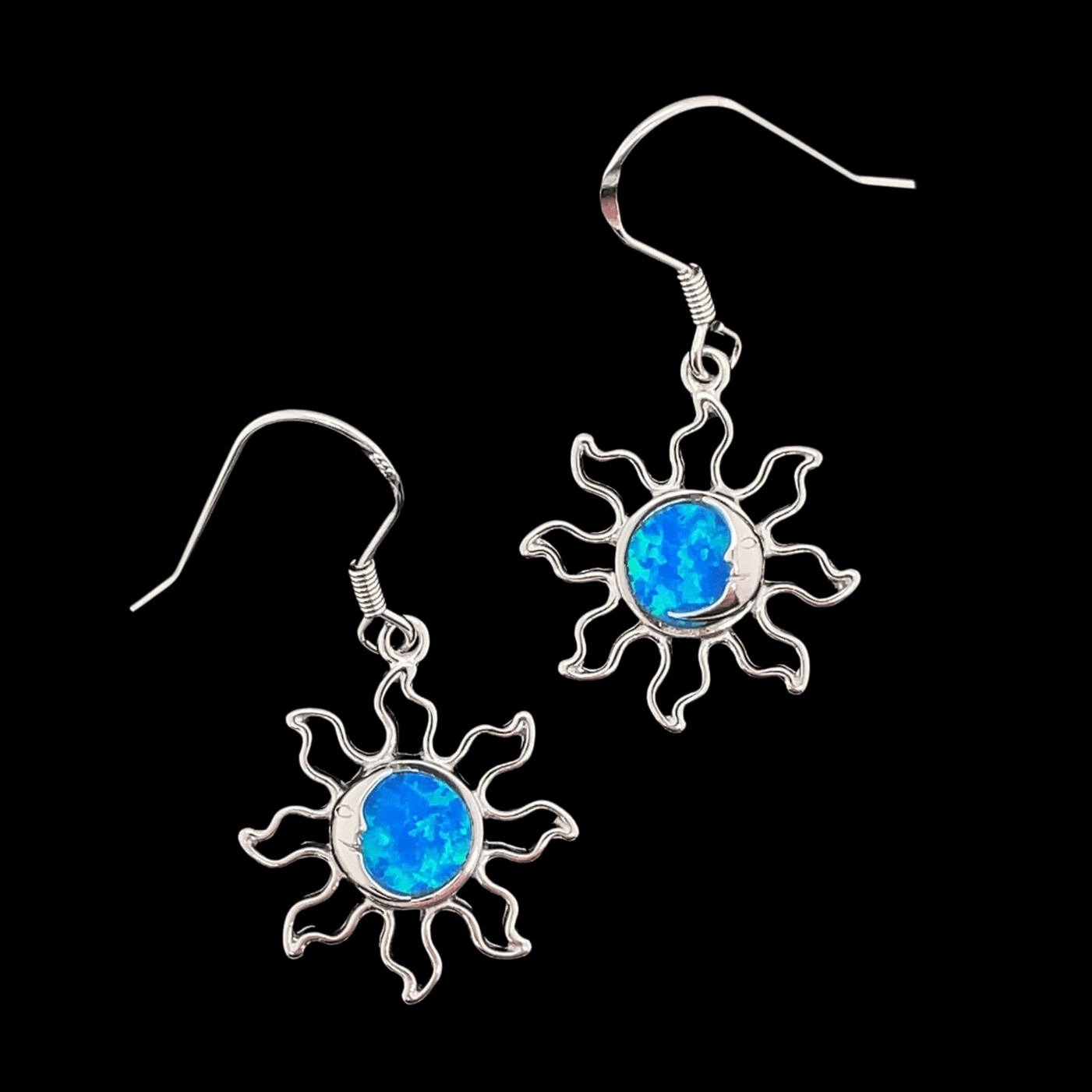 Opal Sun Earrings