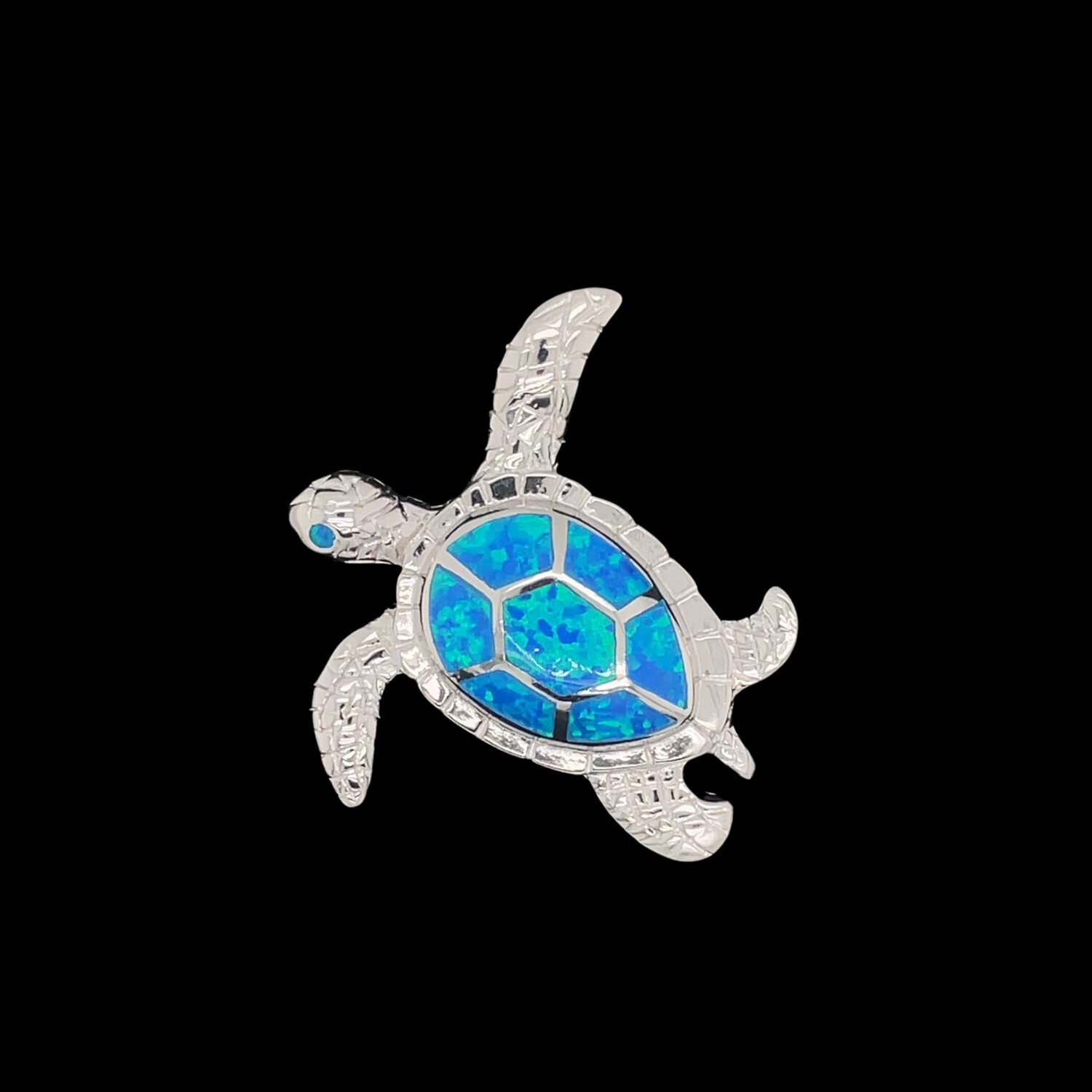 Opal Turtle Pendant