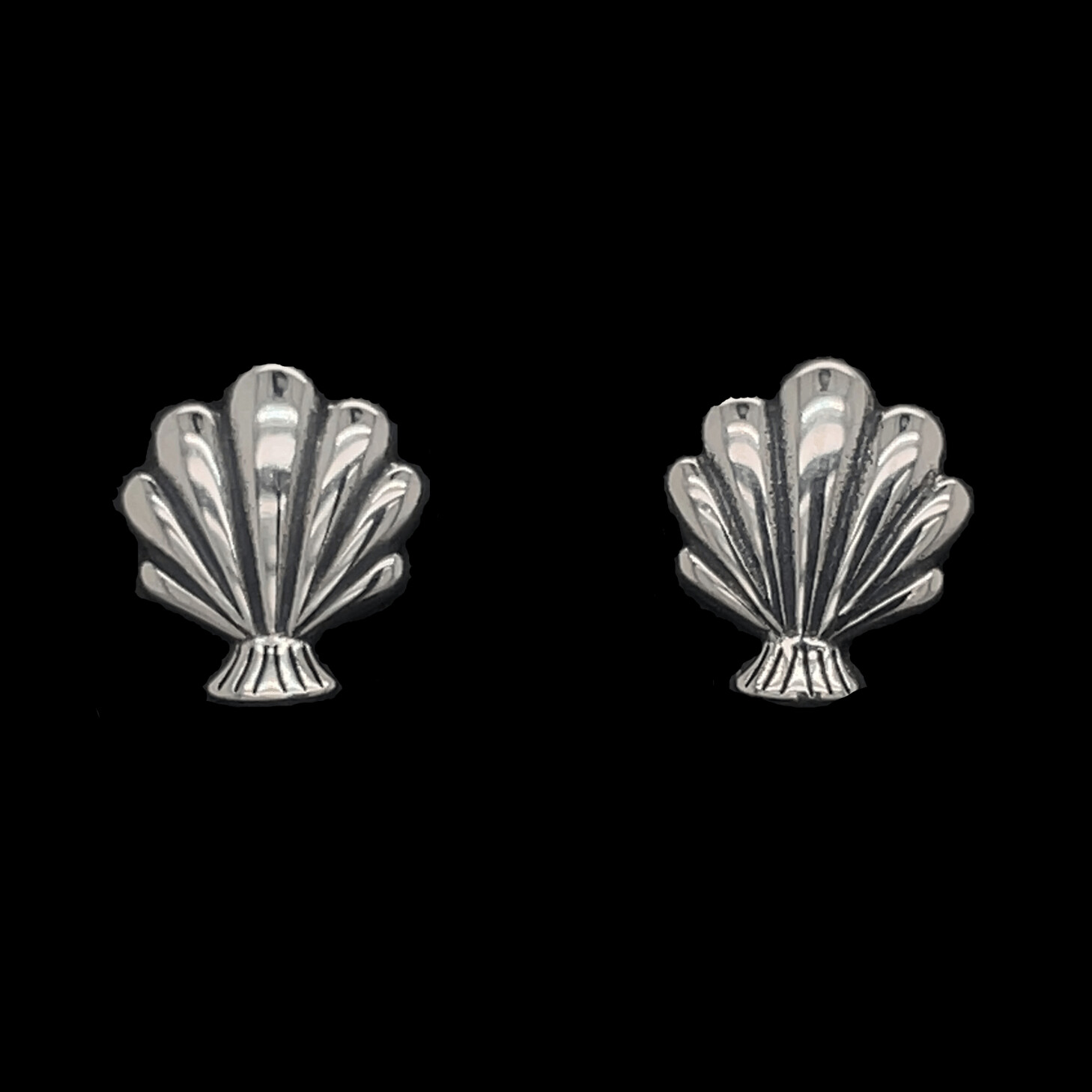 Sterling Silver Shell Earrings