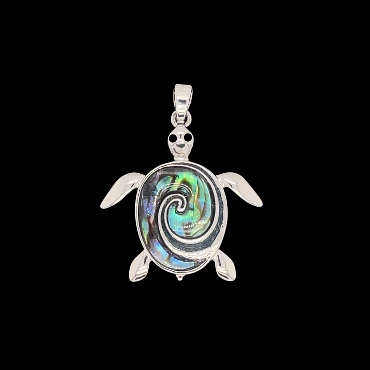 Abalone Turtle Pendant