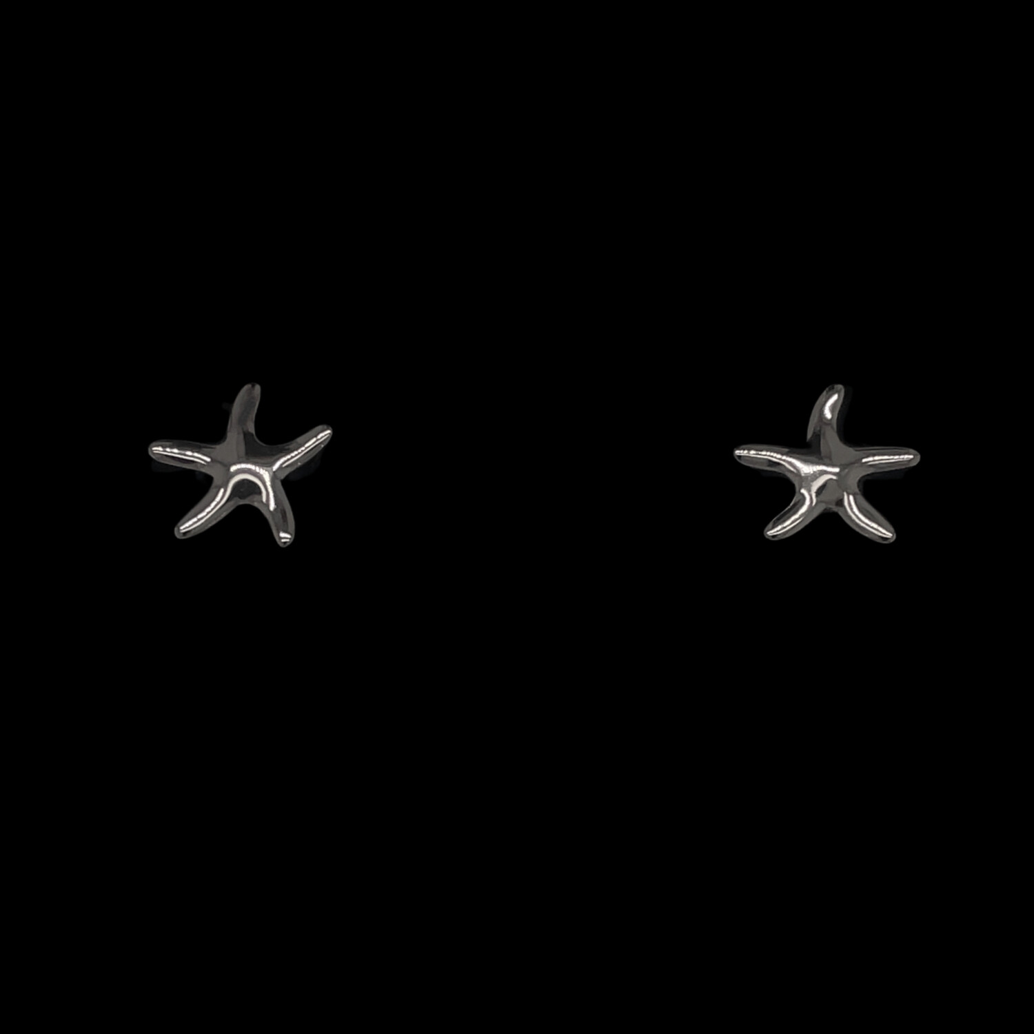 Sterling Silver Starfish Earrings