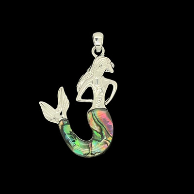 Abalone Mermaid Pendant