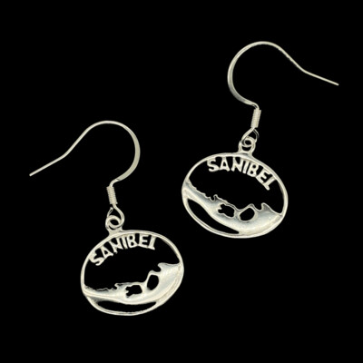 Sterling Silver Sanibel Island Earrings