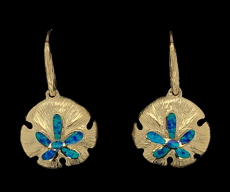 Opal Sand Dollar Earrings