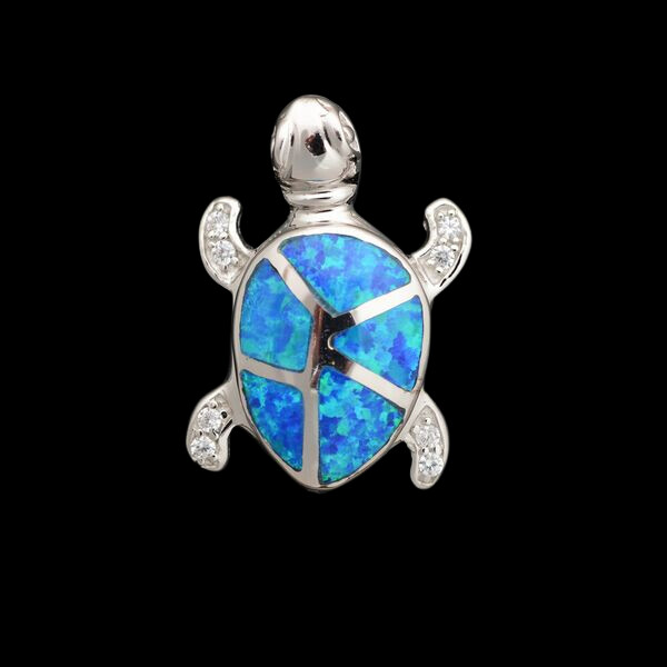 Opal Turtle Pendant