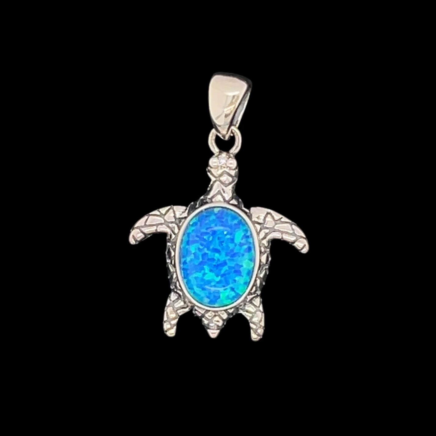 Opal Turtle Pendant