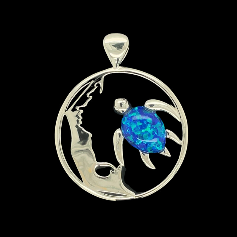 Sanibel Island Turtle Pendant