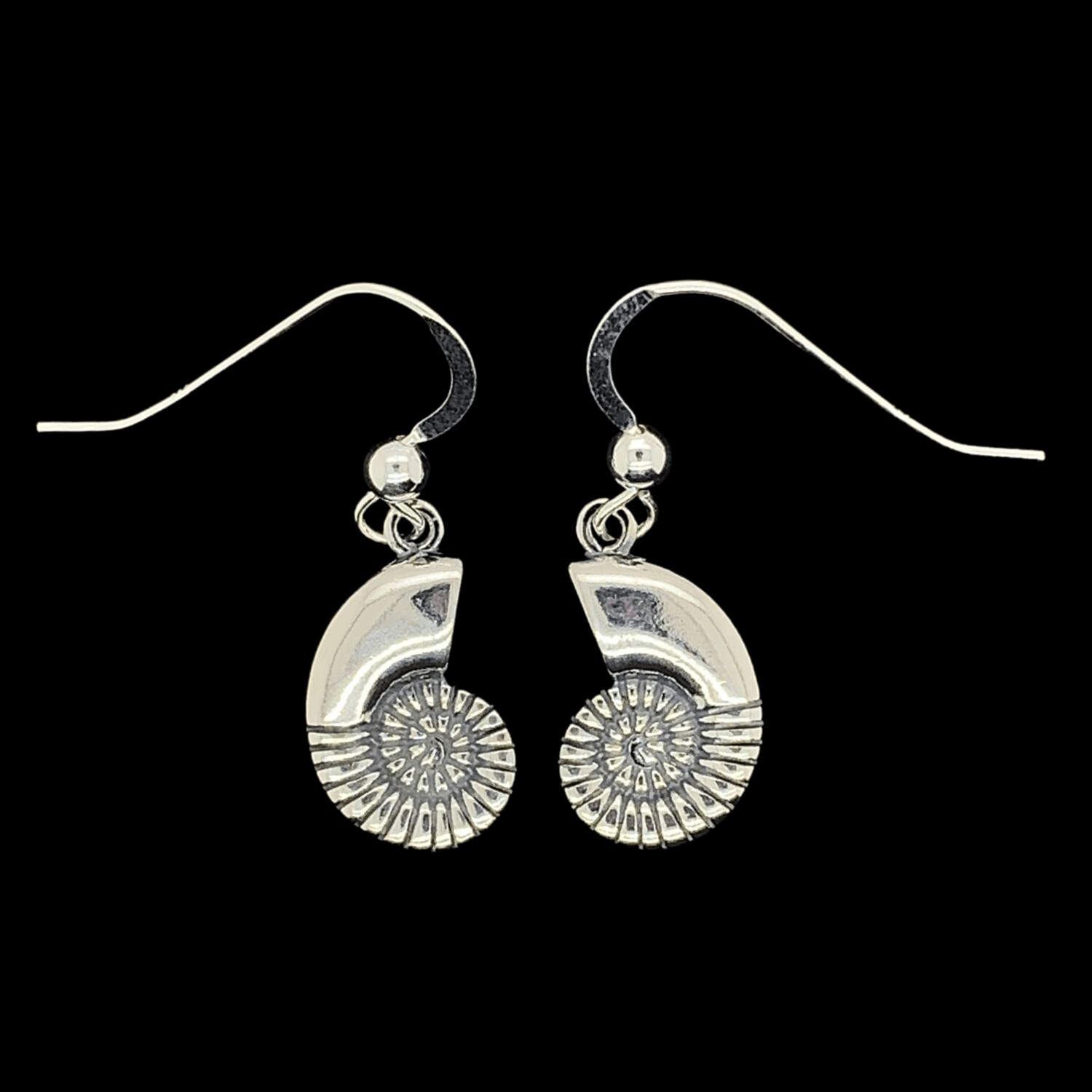 Sterling Silver Shell Earrings