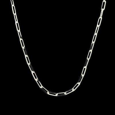 Sterling Silver Staple Chain