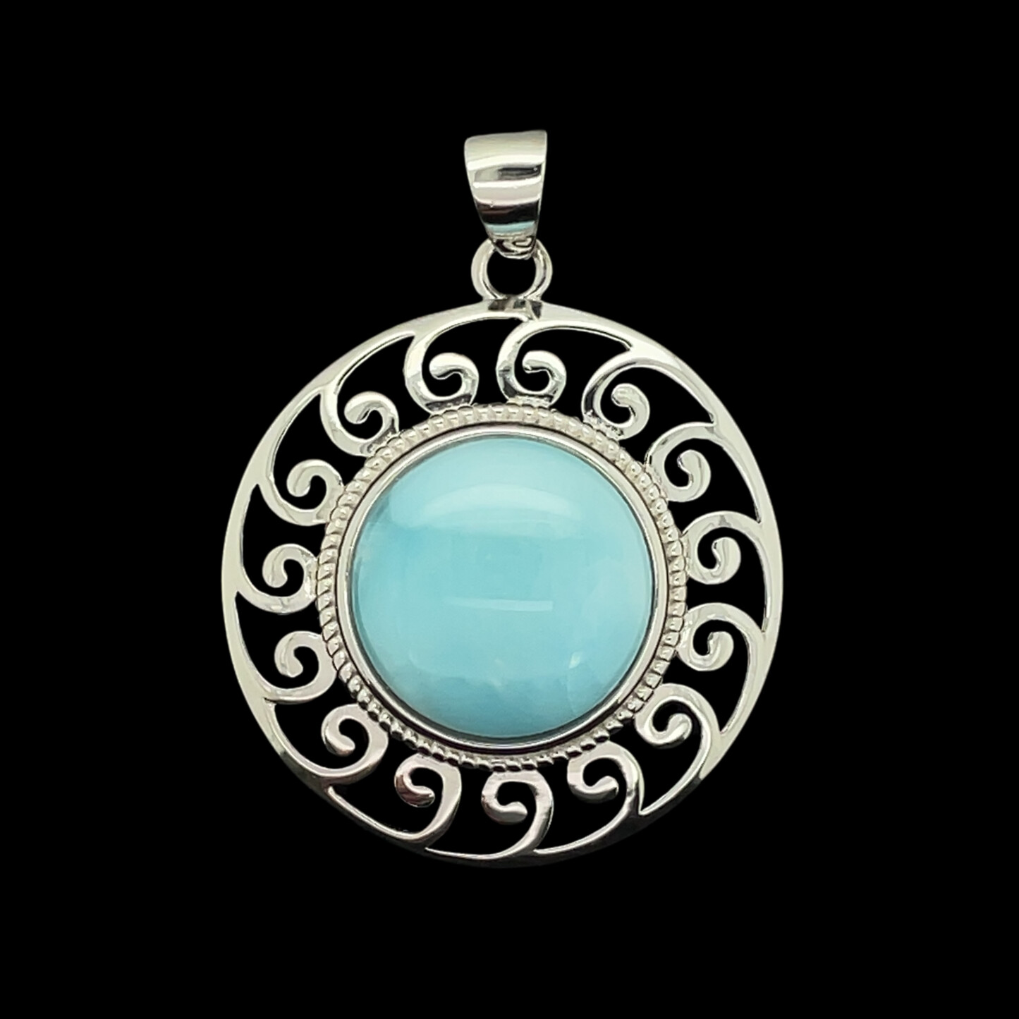 Larimar Pendant