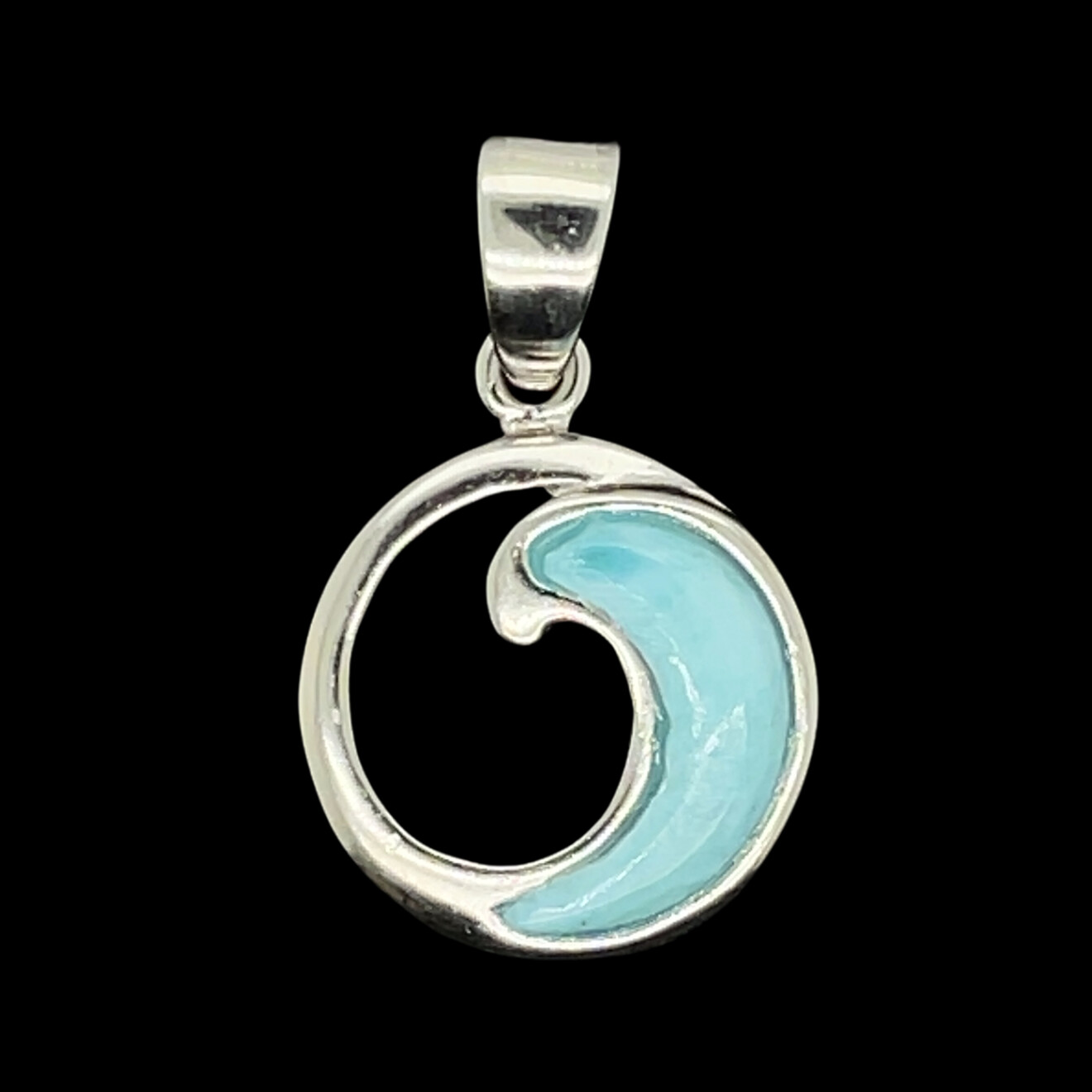 Larimar Wave Pendant