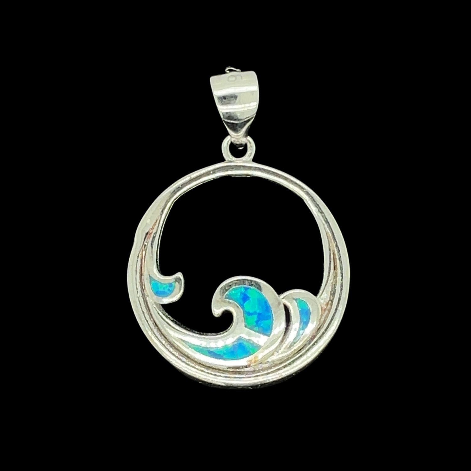 Opal Wave Pendant