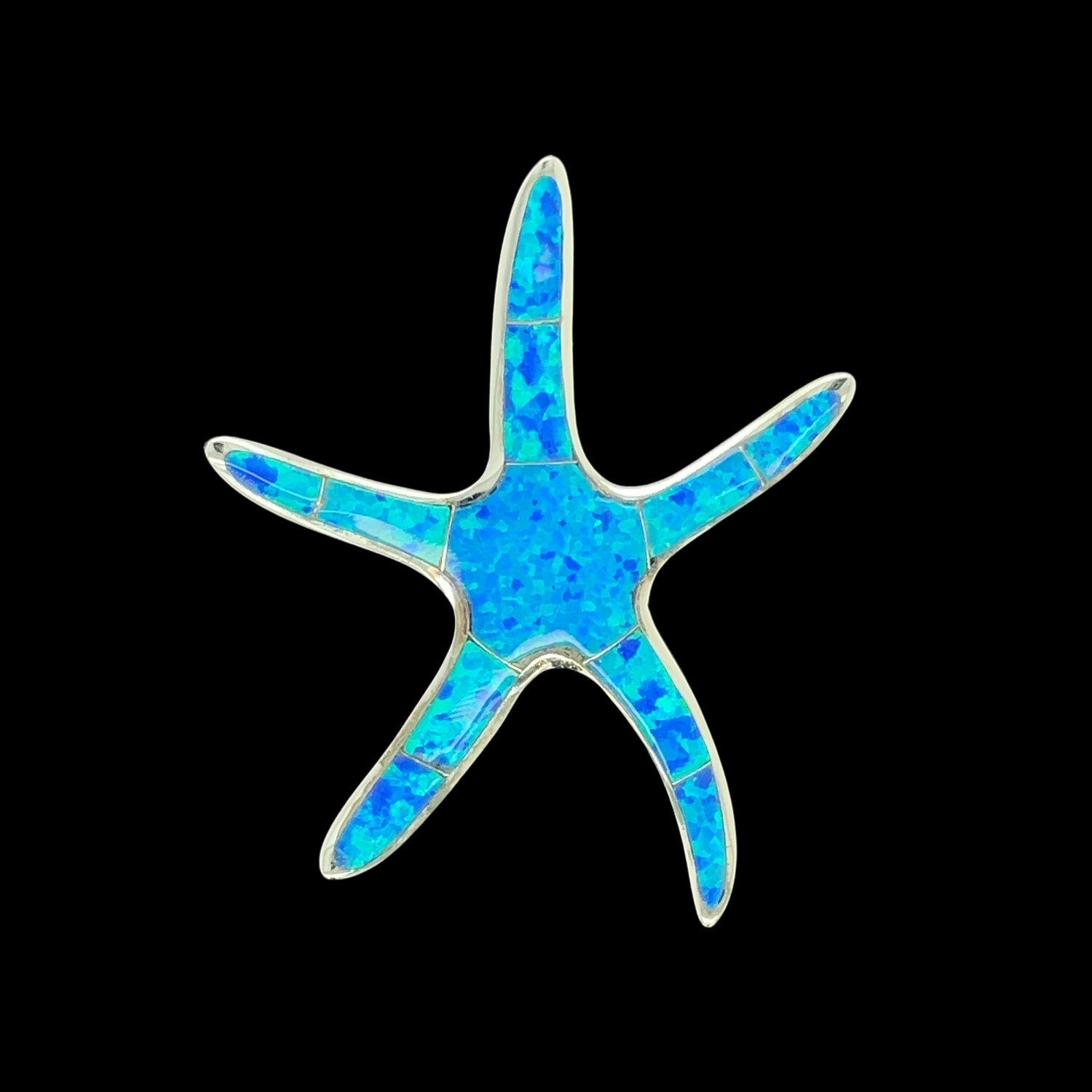 Opal Starfish Pendant