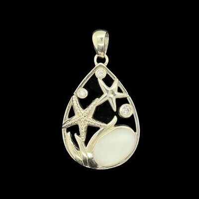 Mother-of-Pearl Starfish Pendant