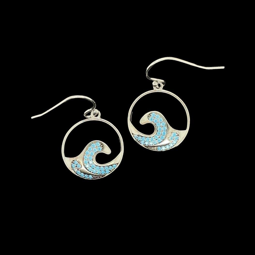 Blue Wave Earrings