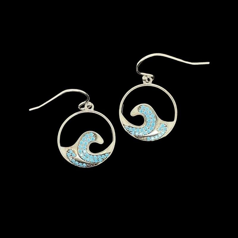 Blue Wave Earrings