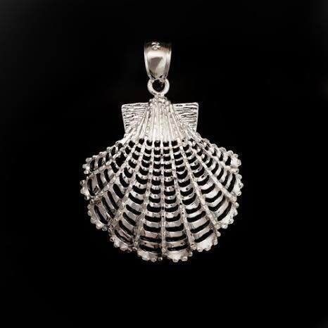 Sterling Silver Shell Pendant