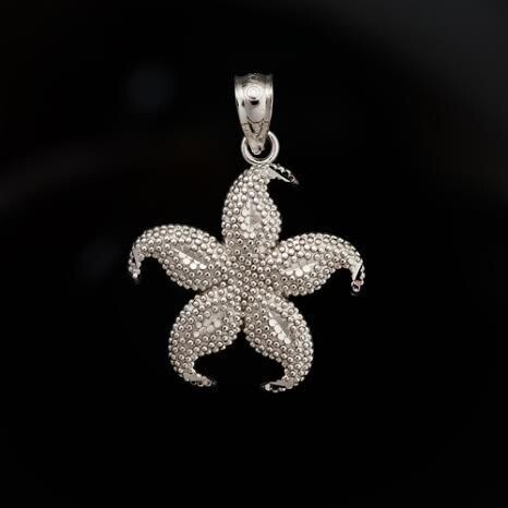 Sterling Silver Starfish Pendant