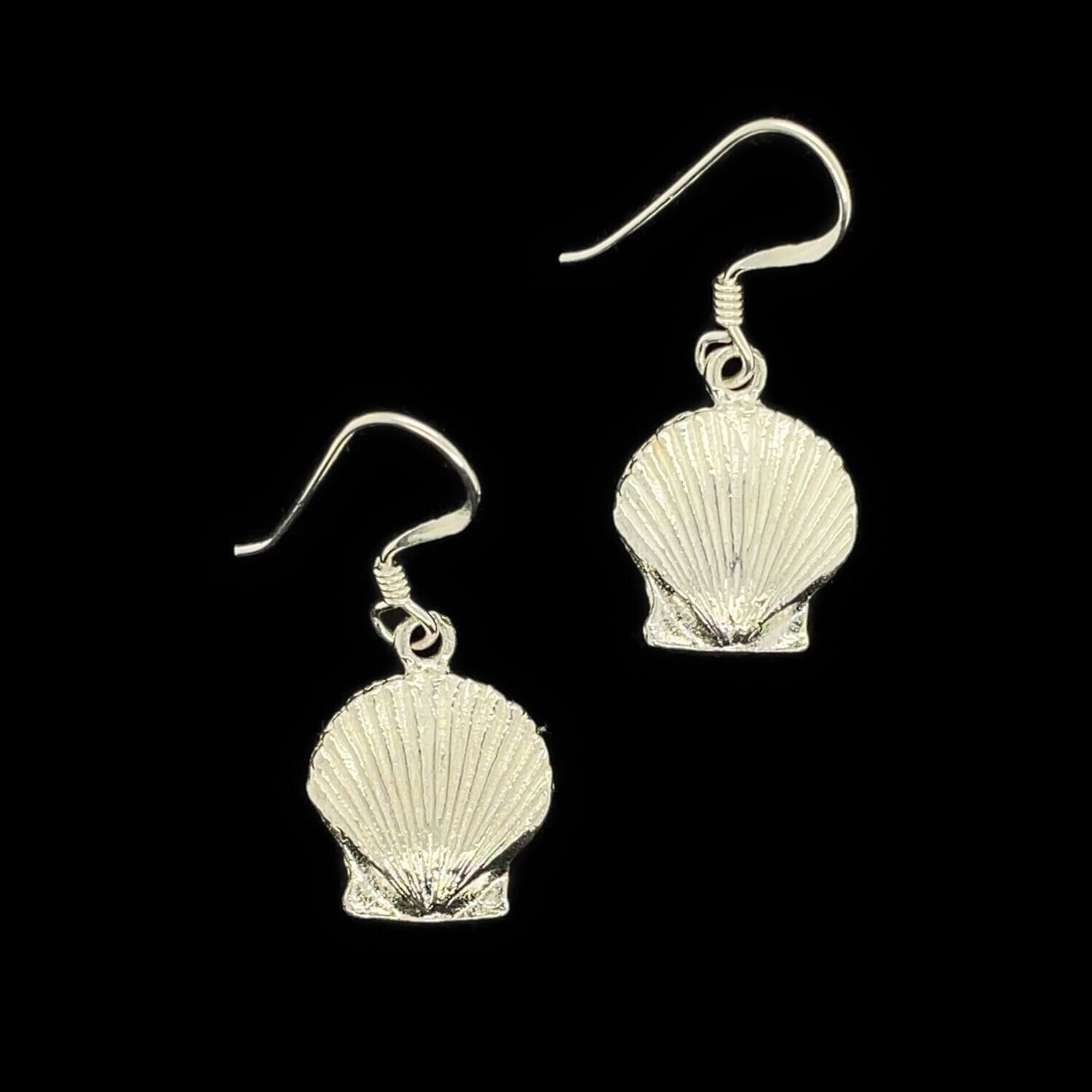 Sterling Silver Shell Earrings