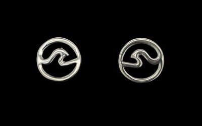 Sterling Silver Wave Earrings