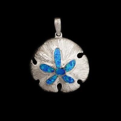 Opal Sand Dollar Pendant