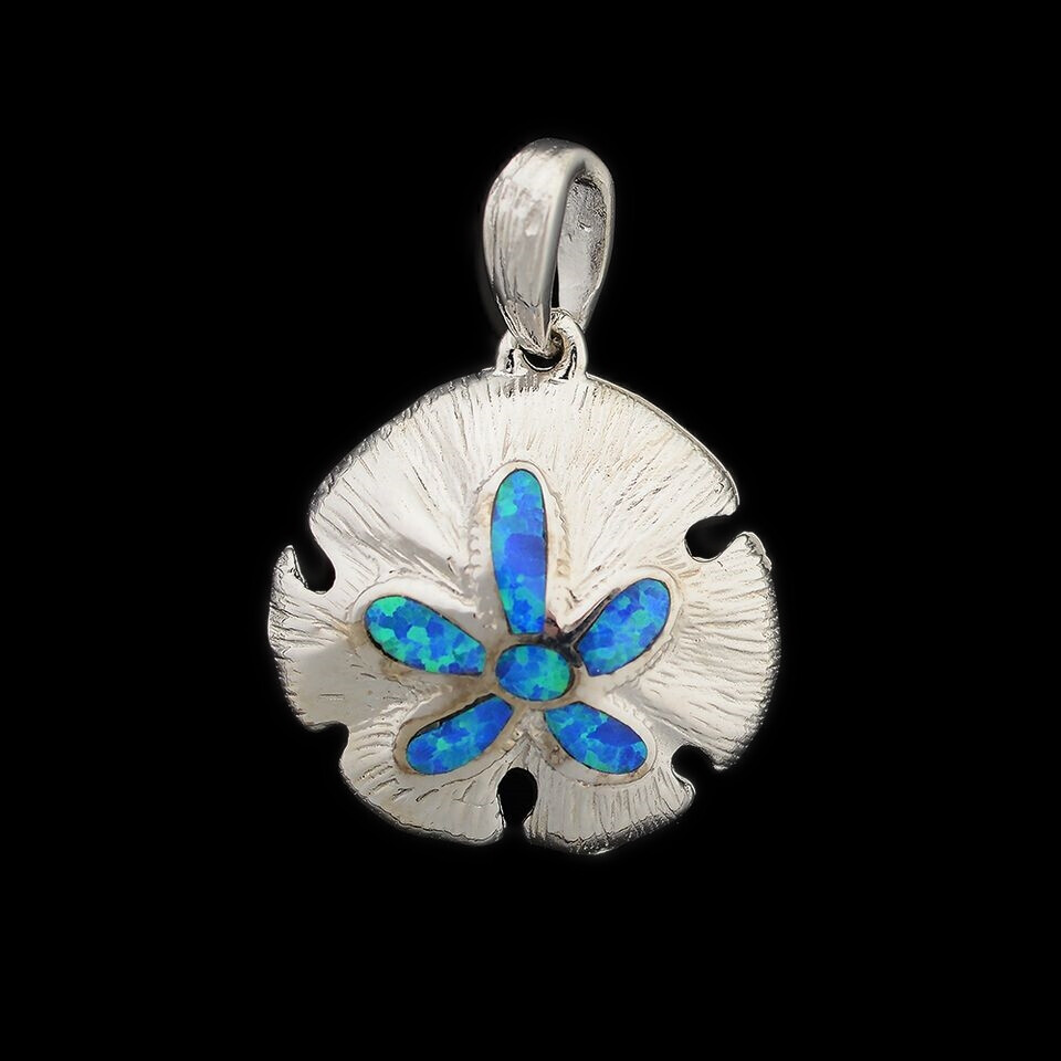 Opal Sand Dollar Pendant