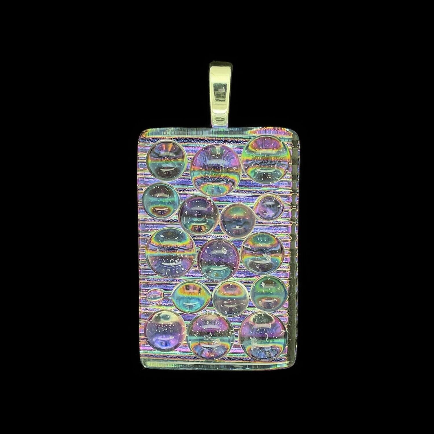 Handmade Dichroic Glass Pendant