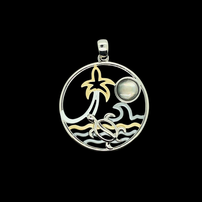 Island Escape Pendant with Mother of Pearl