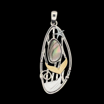 Tropical Pendant with Mother of Pearl