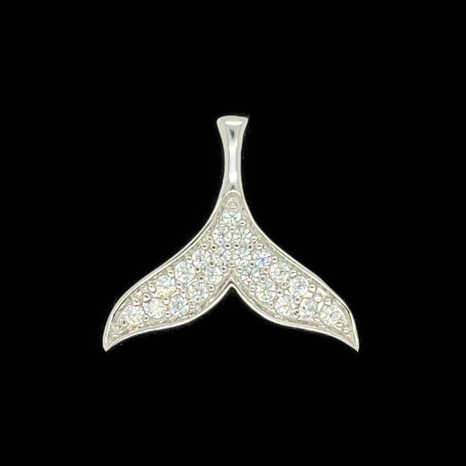 Cubic Zirconia Tail Pendant