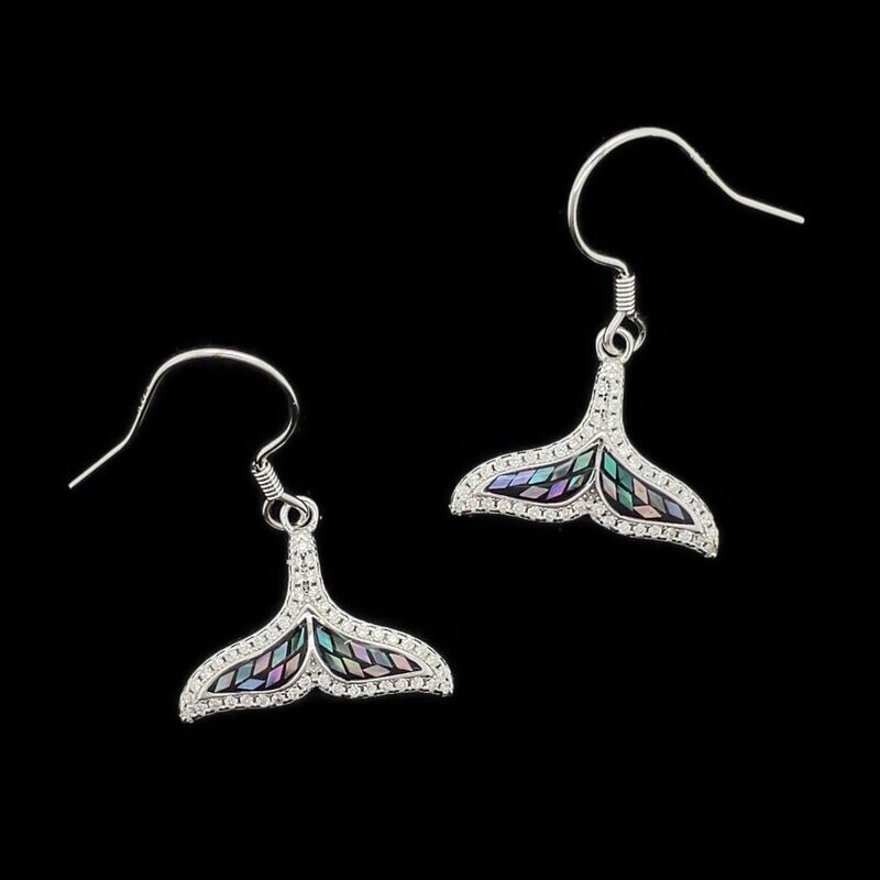 Abalone Tail Earrings