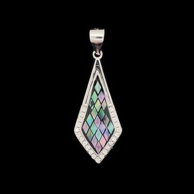 Abalone & Sterling Silver Pendant