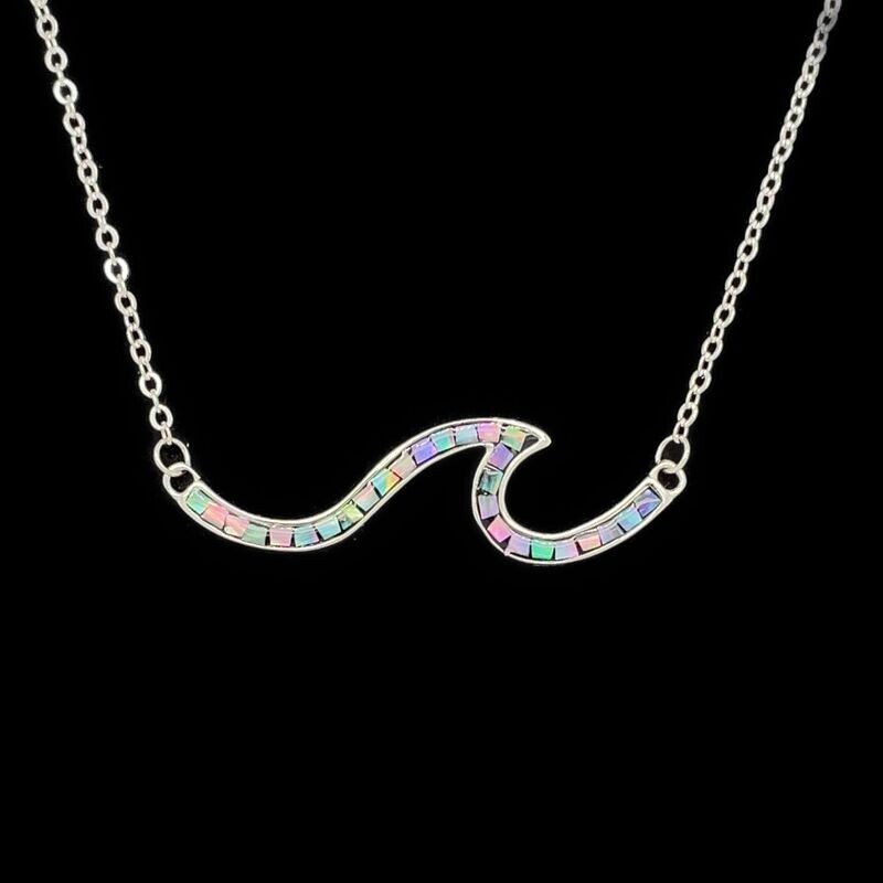 Abalone Wave Necklace