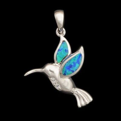 Opal Bird Pendant