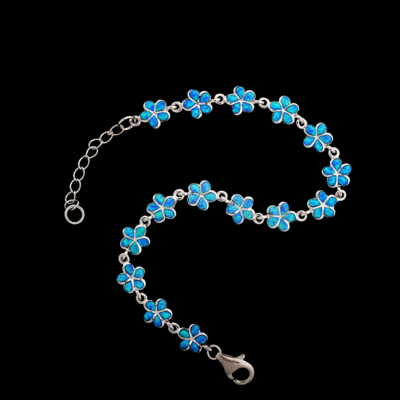 Opal Flower Bracelet