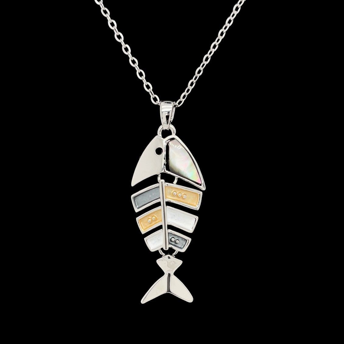 Mother Of Pearl Bonefish Pendant