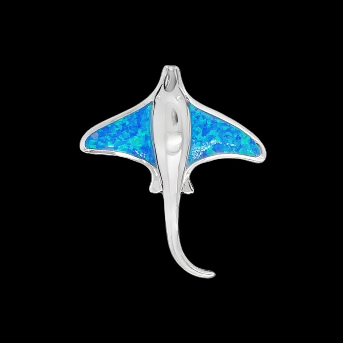Opal Manta Ray Pendant ***RETIRED DESIGN***