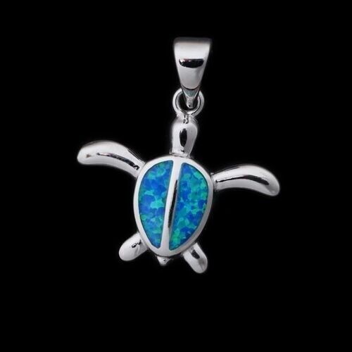 Opal Turtle Pendant