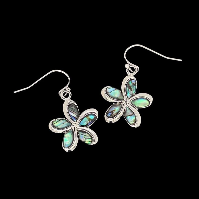 Abalone Flower Earrings