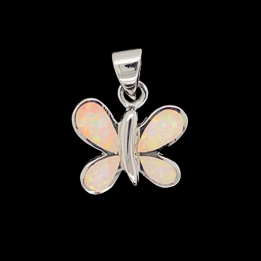 Opal Dragonfly Pendant