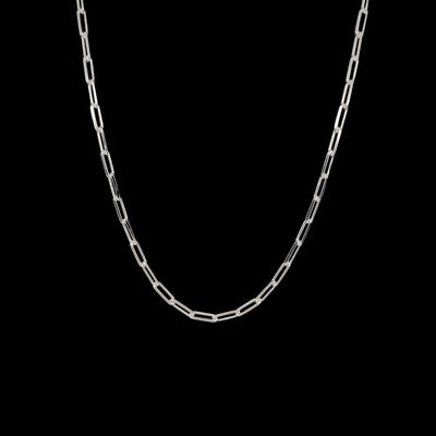 Sterling Silver Staple Chain 080