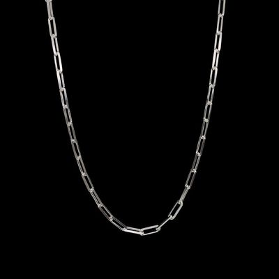 Sterling Silver Staple Chain 100