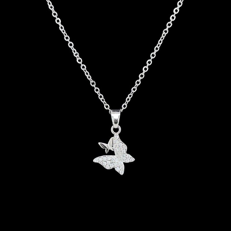 Crystal Butterfly Pendant