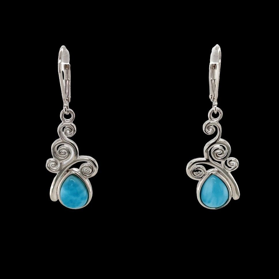 Larimar Earrings
