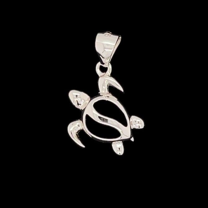 Sterling Silver Turtle Pendant